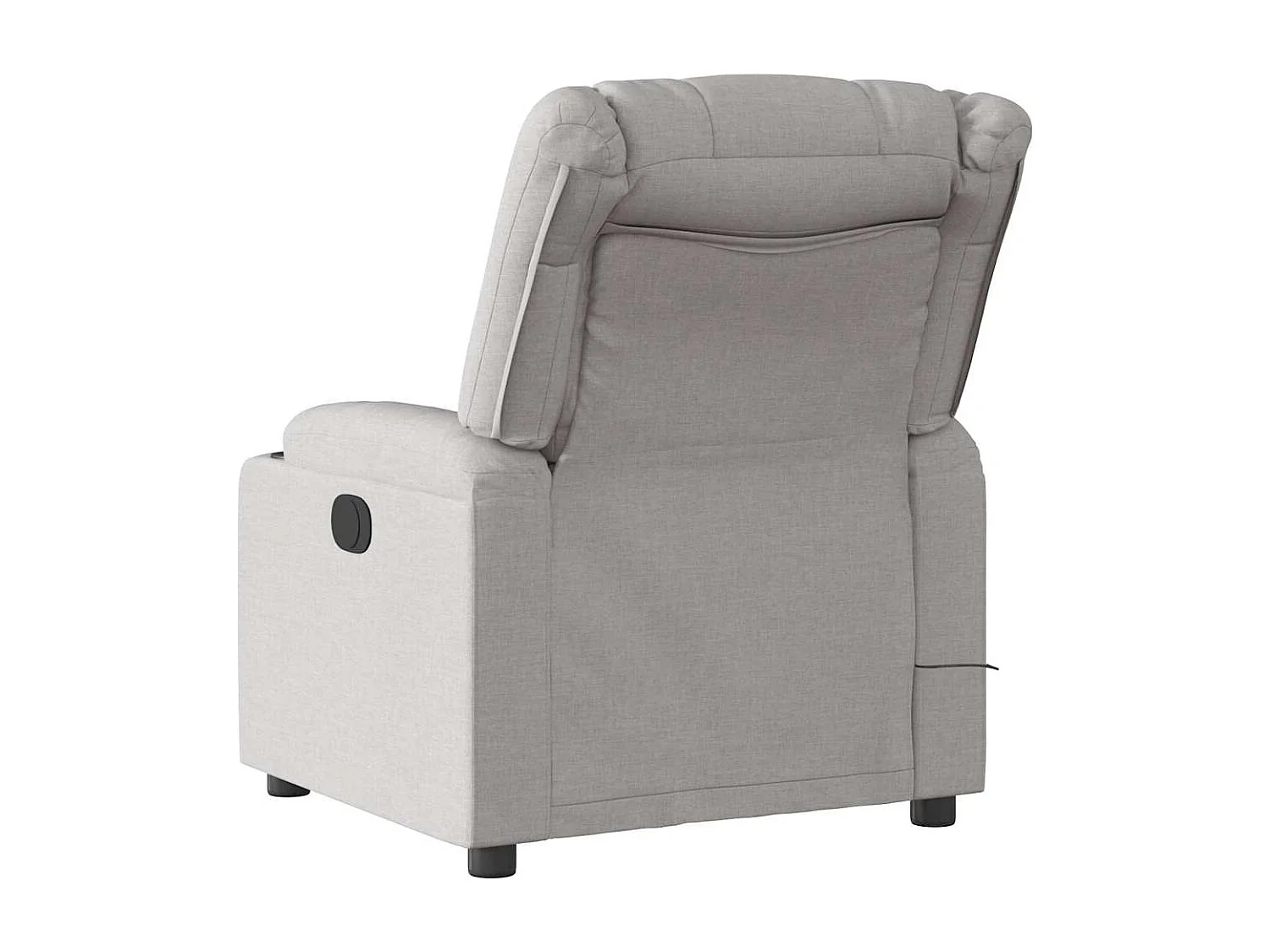 Sillón de relax | Sillón reclinable de masaje eléctrico tela gris nube SHL7510