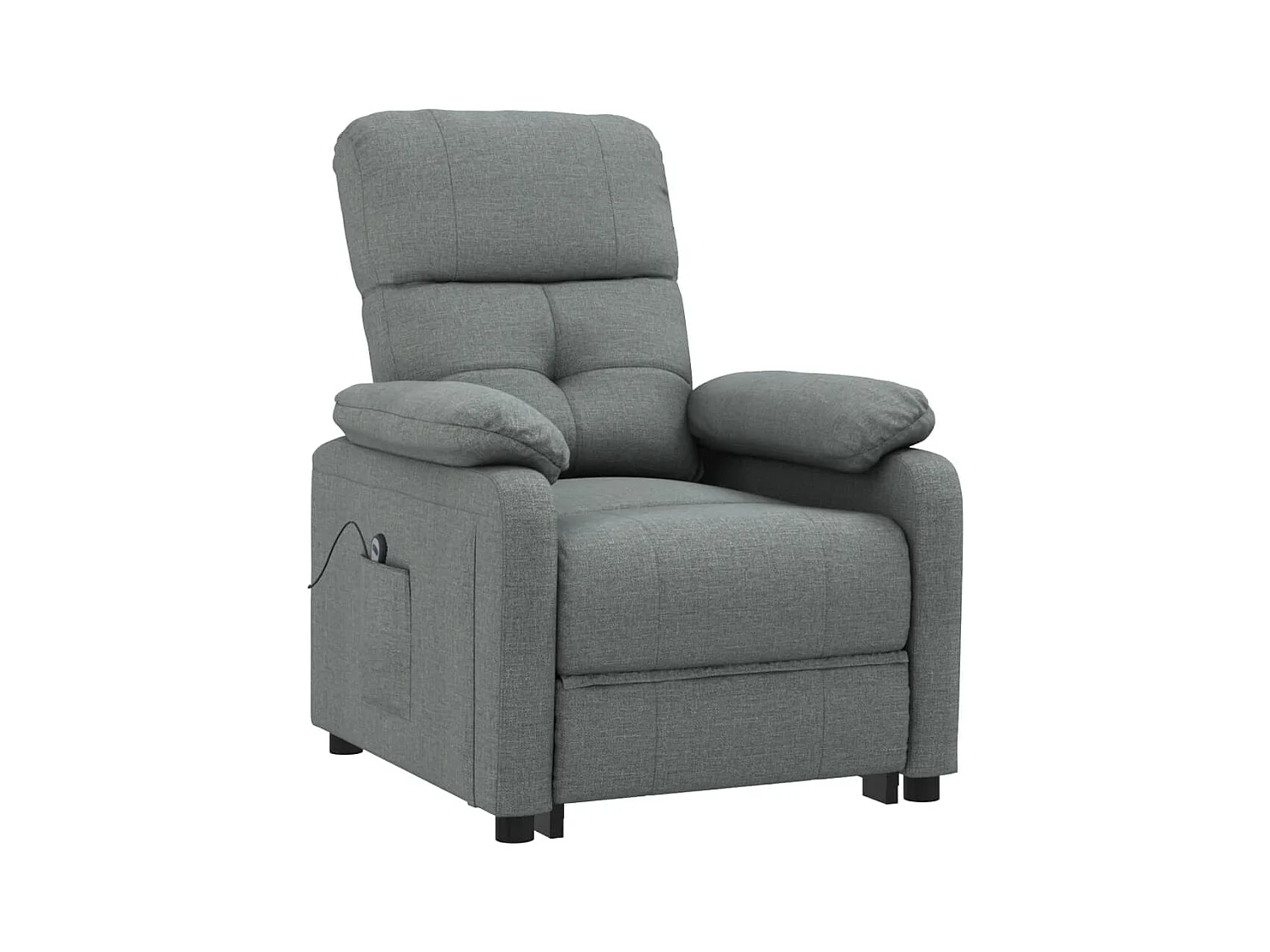 Sillón de relax | Silla | Sillón reclinable eléctrico de tela gris oscuro SHL8963