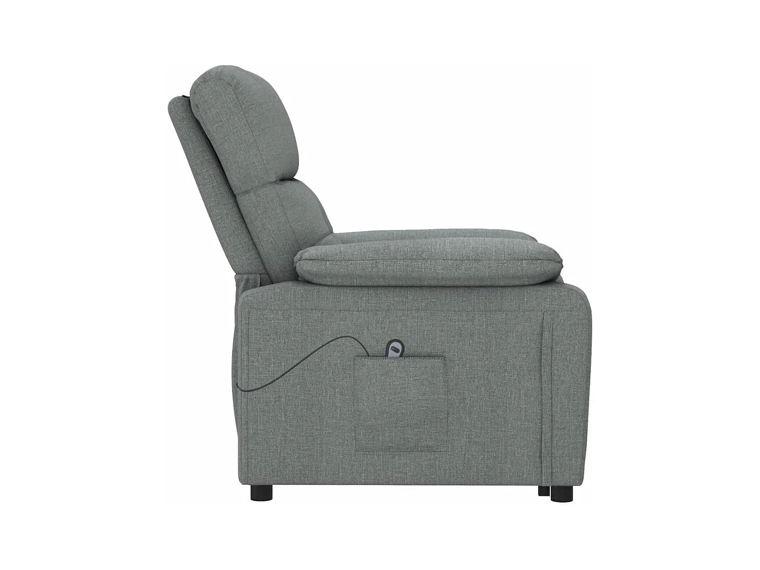 Sillón de relax | Silla | Sillón reclinable eléctrico de tela gris oscuro SHL8963