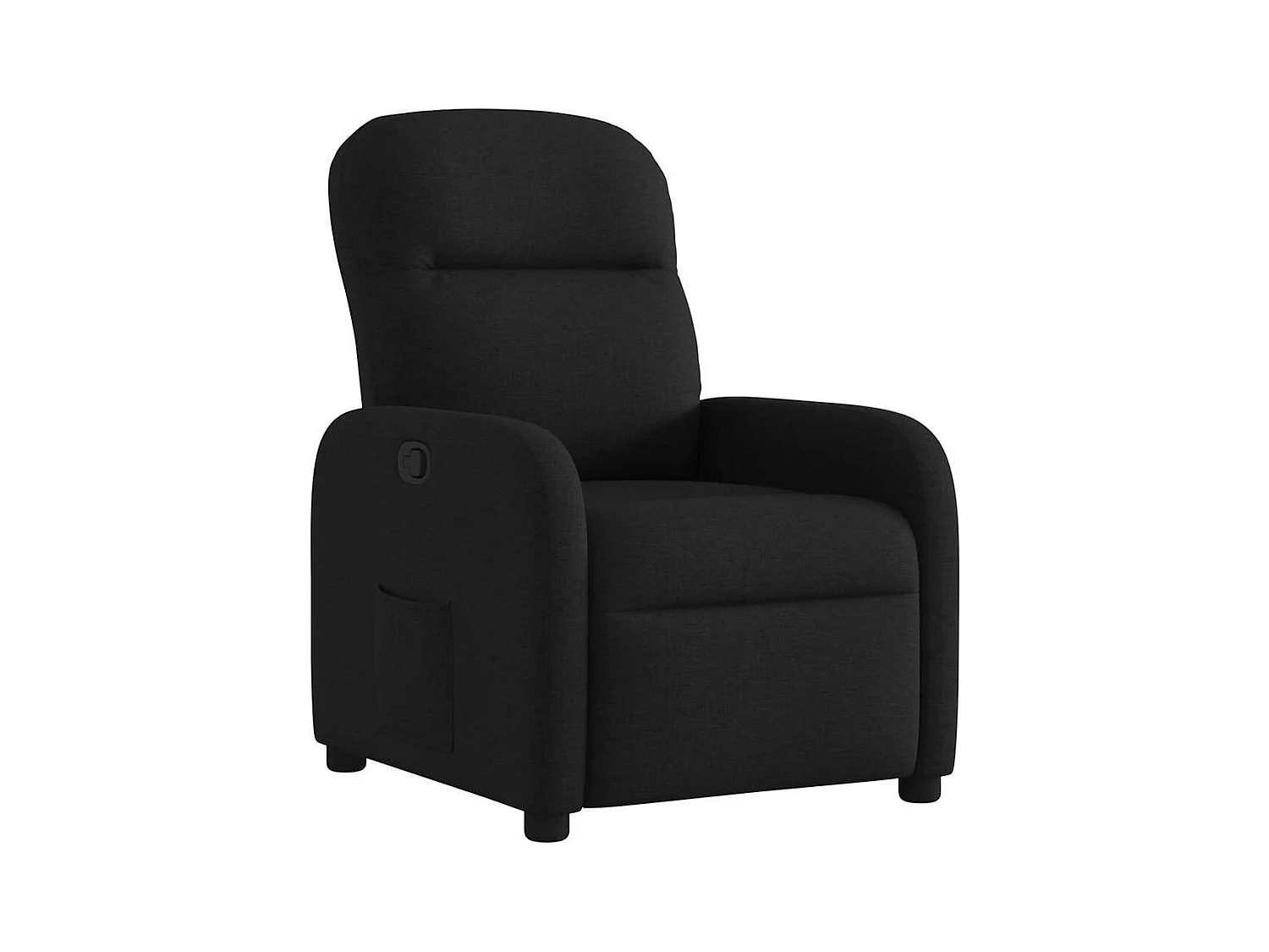 Fauteuil inclinable-Chaise de relax-Fauteuil TV Noir Tissu SHL2597