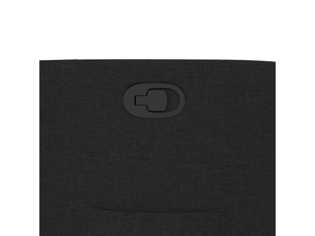 Fauteuil inclinable-Chaise de relax-Fauteuil TV Noir Tissu SHL2597