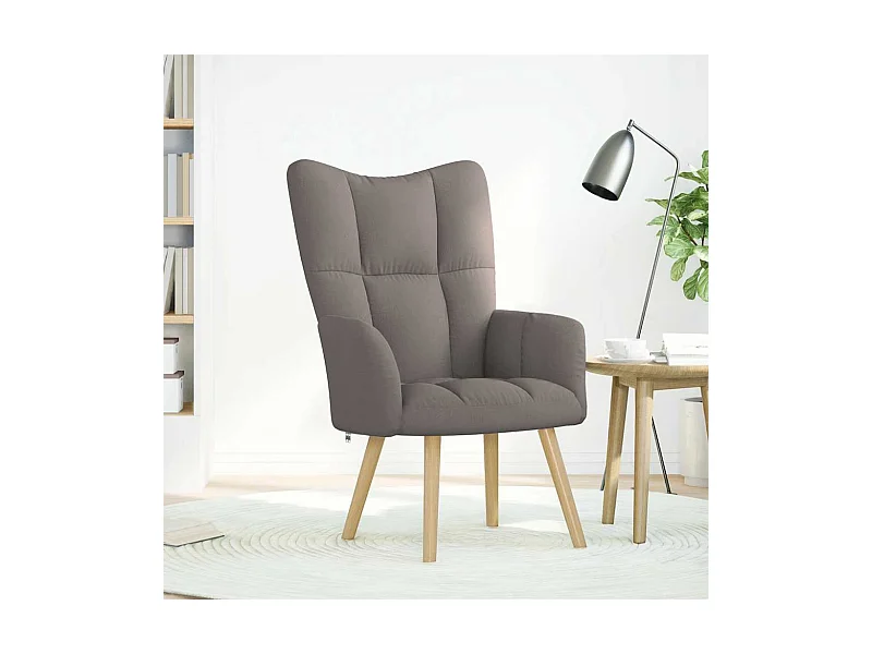 Sillón de relax | Silla de relax de tela gris taupe SHL6727