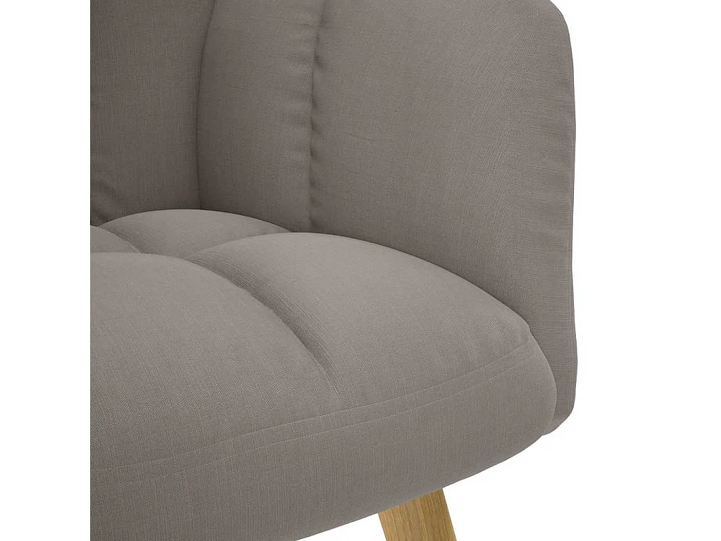 Relaxsessel-Lounge Sessel indoor Taupe Stoff SHL78819