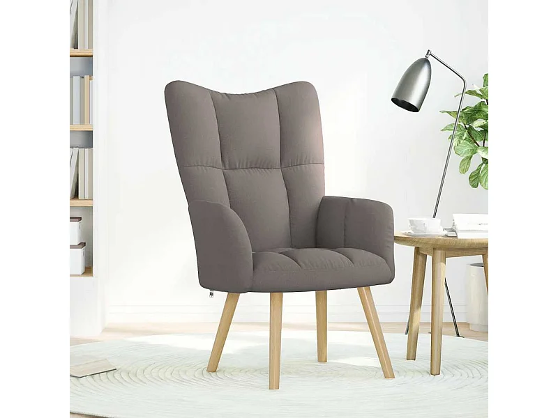 Relaxsessel-Lounge Sessel indoor Taupe Stoff SHL78819