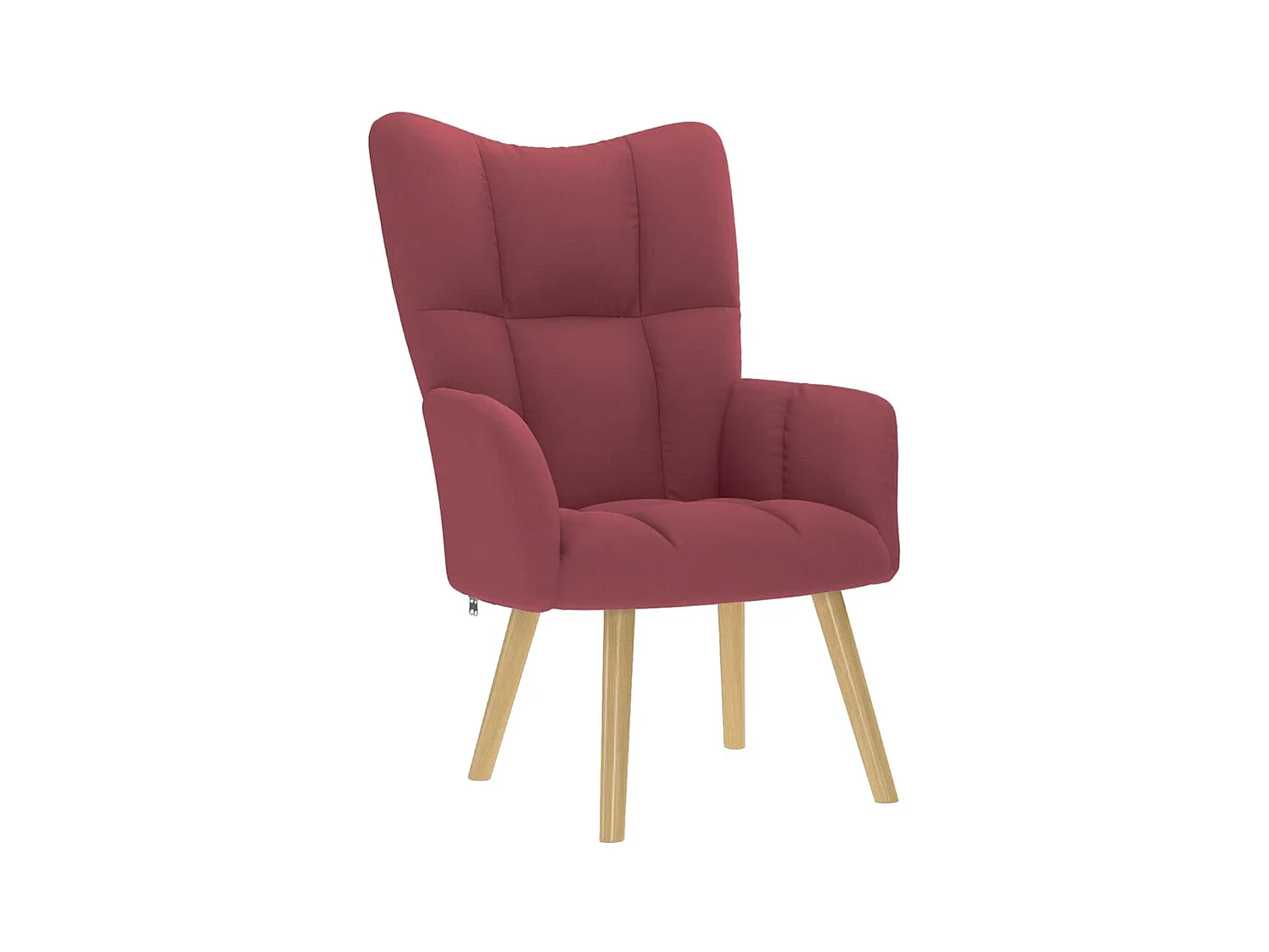 Sillón de relax | Silla de relax de tela color rojo tinto SHL3158