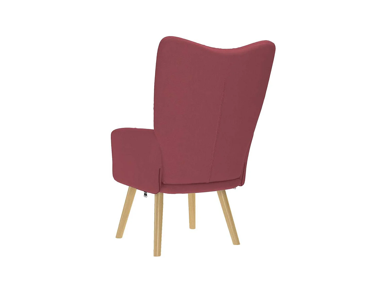 Sillón de relax | Silla de relax de tela color rojo tinto SHL3158