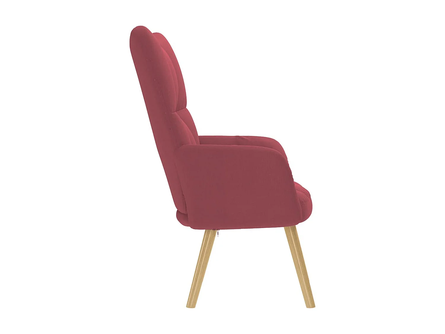 Relaxsessel-Lounge Sessel indoor Stoff Weinrot SHL12880