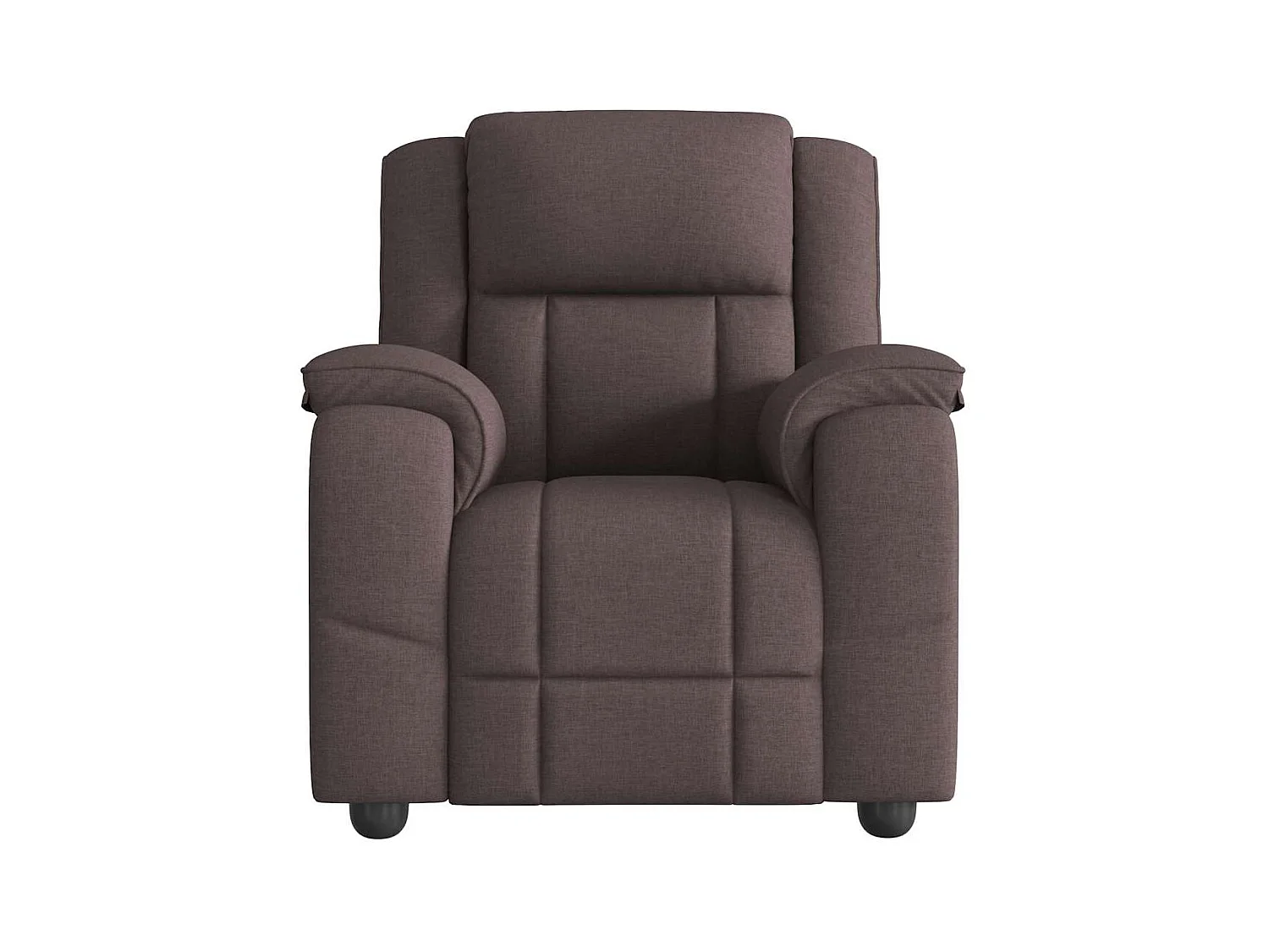 Sillón de salón | Silla | Sillón de masaje reclinable de tela marrón oscuro SHL3008