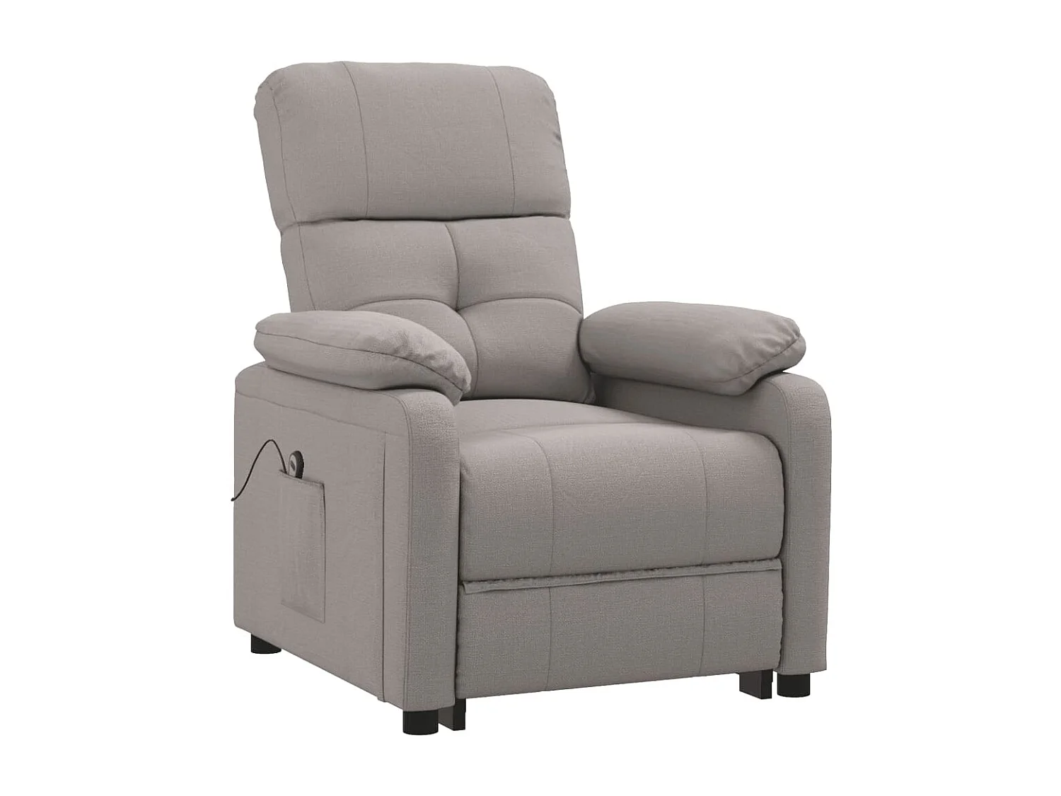 Sillón de relax | Silla | Sillón reclinable eléctrico tela gris taupé SHL2578