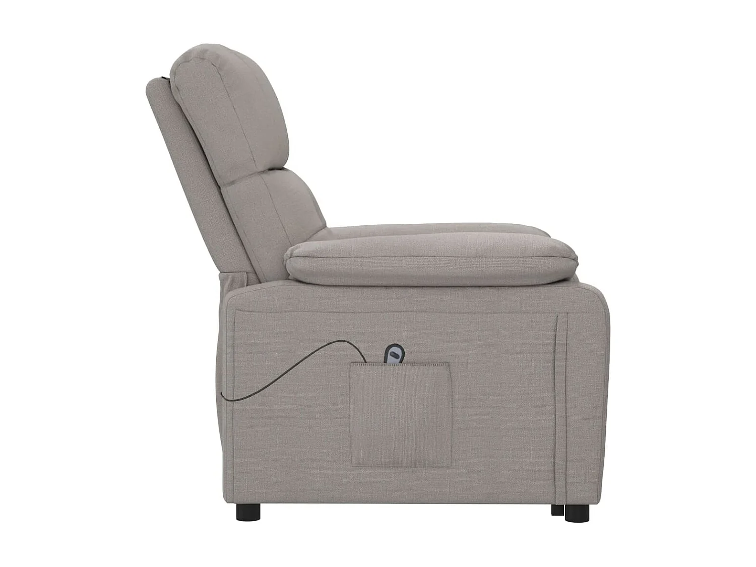 Sillón de relax | Silla | Sillón reclinable eléctrico tela gris taupé SHL2578