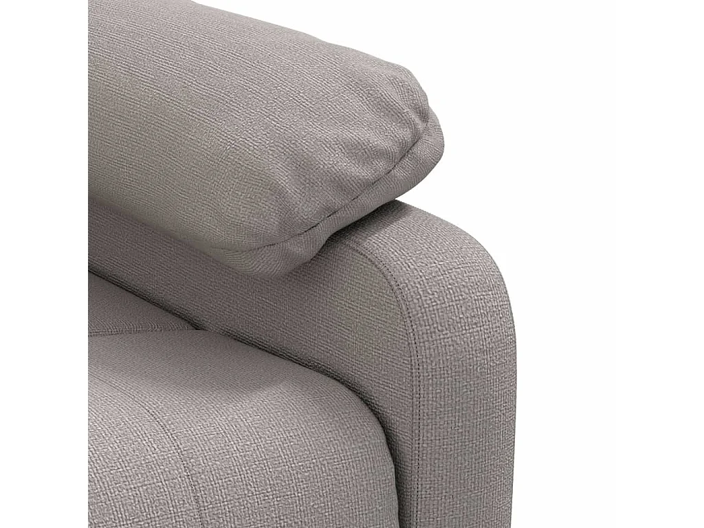 Sillón de relax | Silla | Sillón reclinable eléctrico tela gris taupé SHL2578