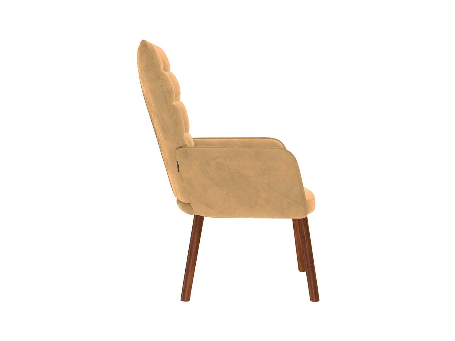 Fauteuil de Salon-Chaise de relaxation moderne Marron Velours SHL5108