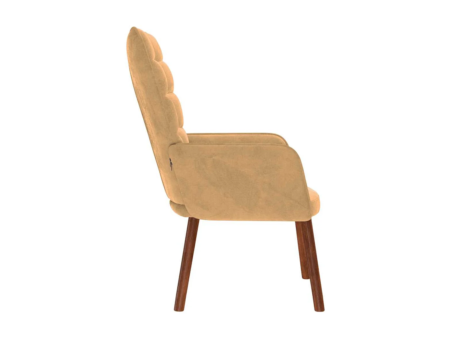 Relaxsessel-Lounge Sessel indoor Braun Samt SHL51430
