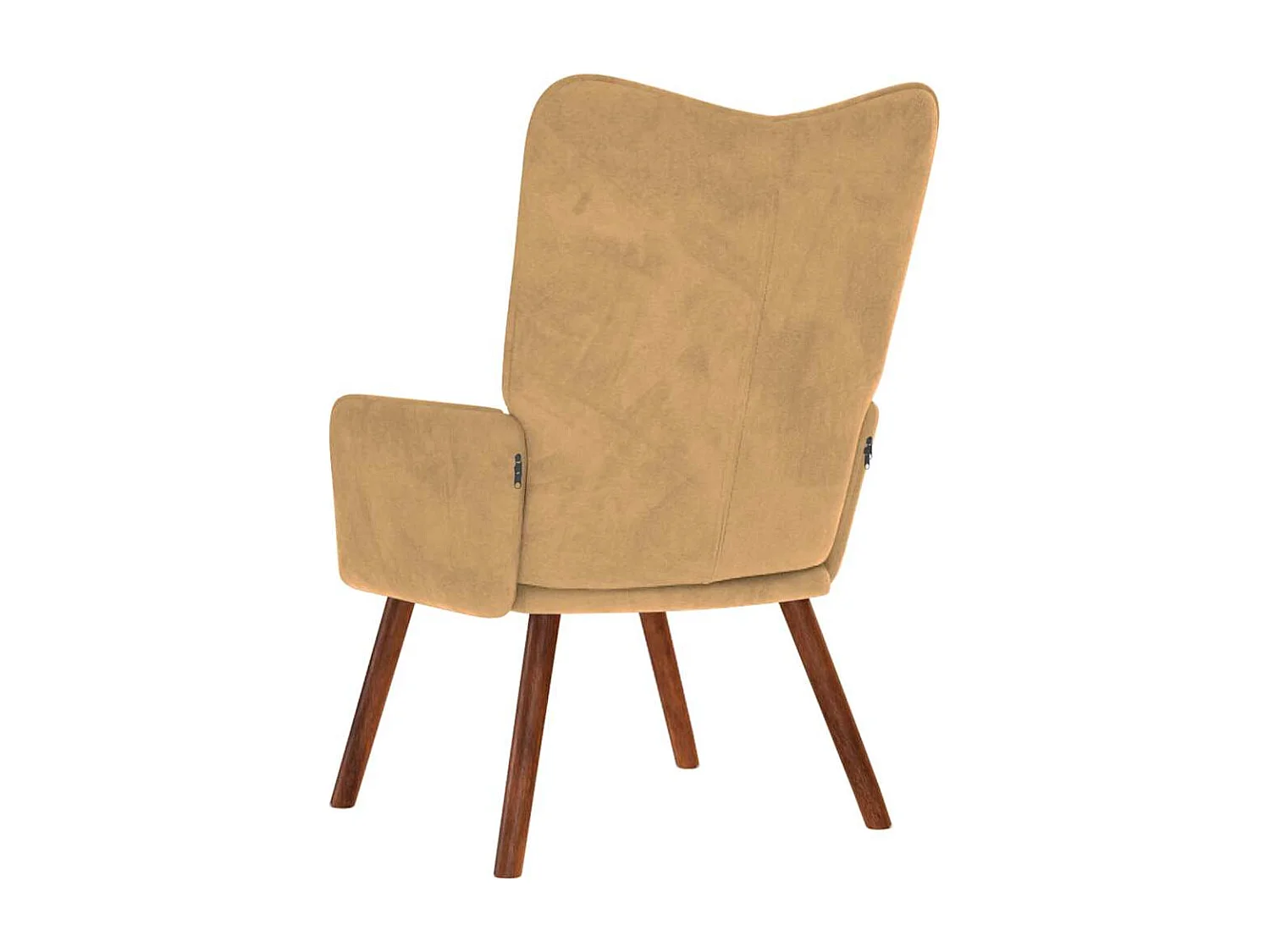 Relaxsessel-Lounge Sessel indoor Braun Samt SHL51430