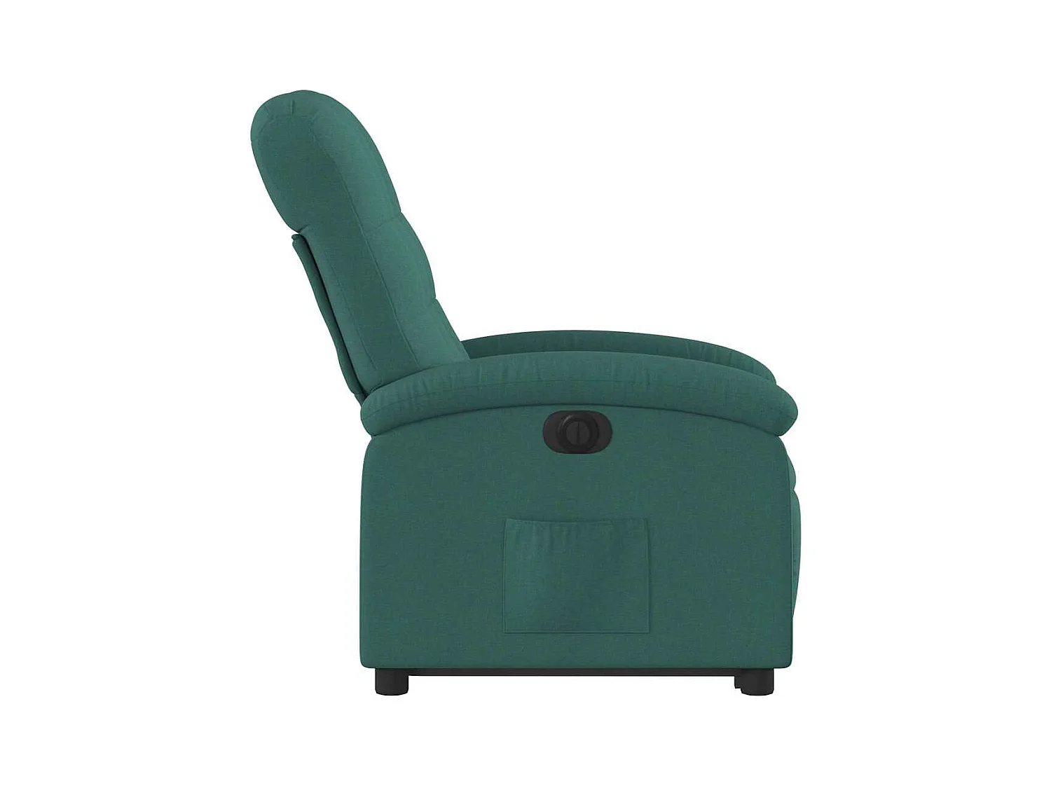 Silla de relax | Sillón eléctrico reclinable elevable de tela verde oscuro SHL5700