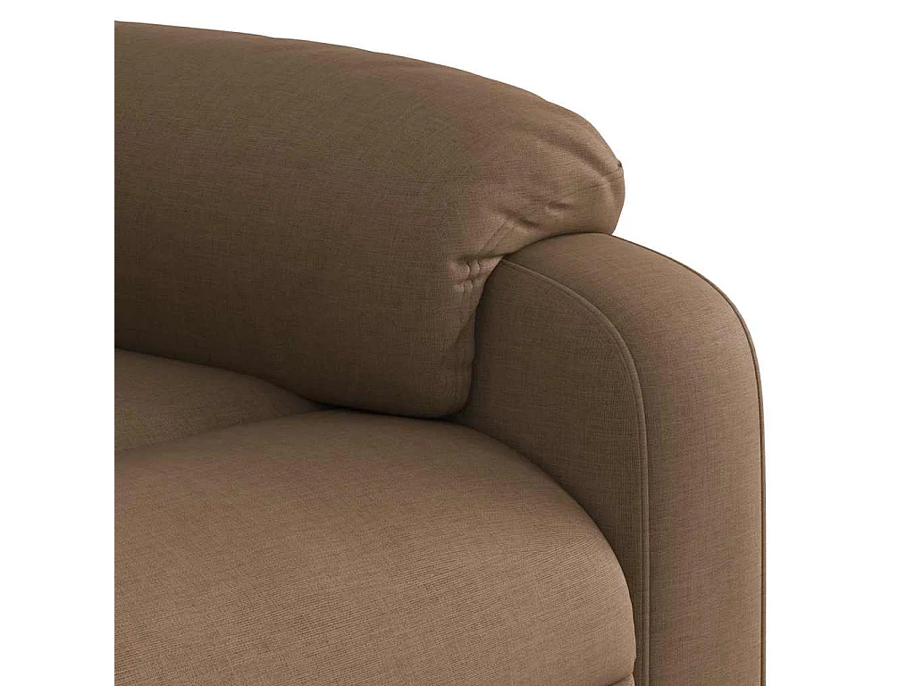 Poltrona | Cadeira Relax | Cadeira reclinável tecido castanho SHL169651