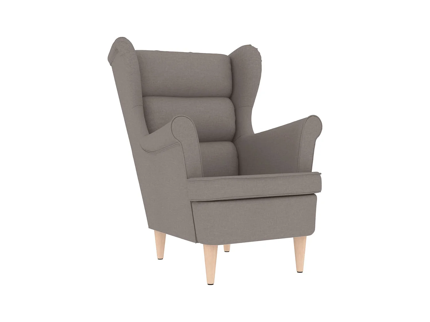 Fauteuil de Salon-Chaise de relax taupe 74x84x100 cm tissu SHL3913