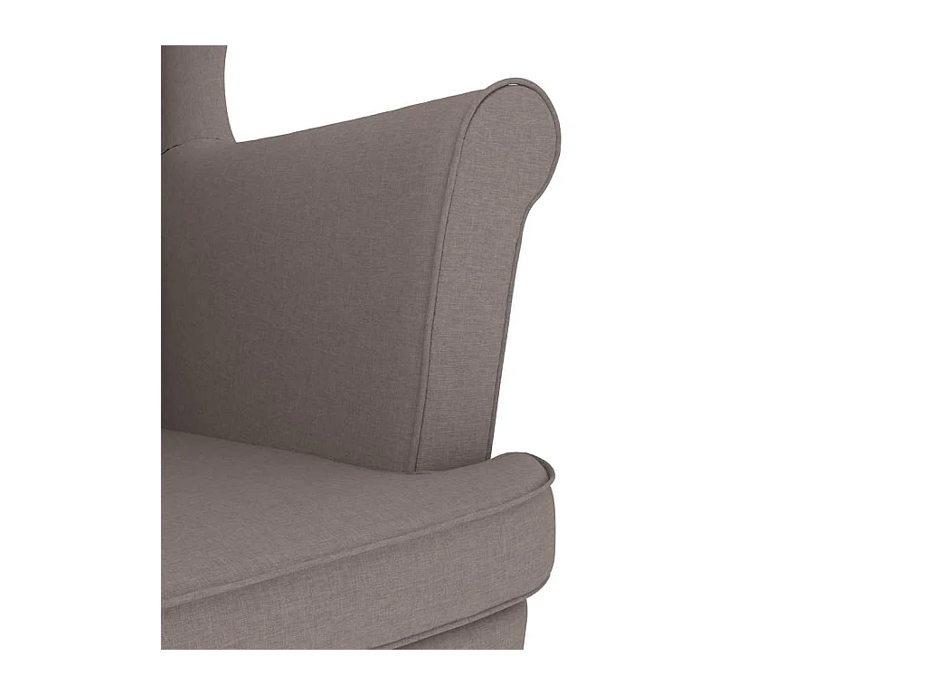 Fauteuil de Salon-Chaise de relax taupe 74x84x100 cm tissu SHL3913