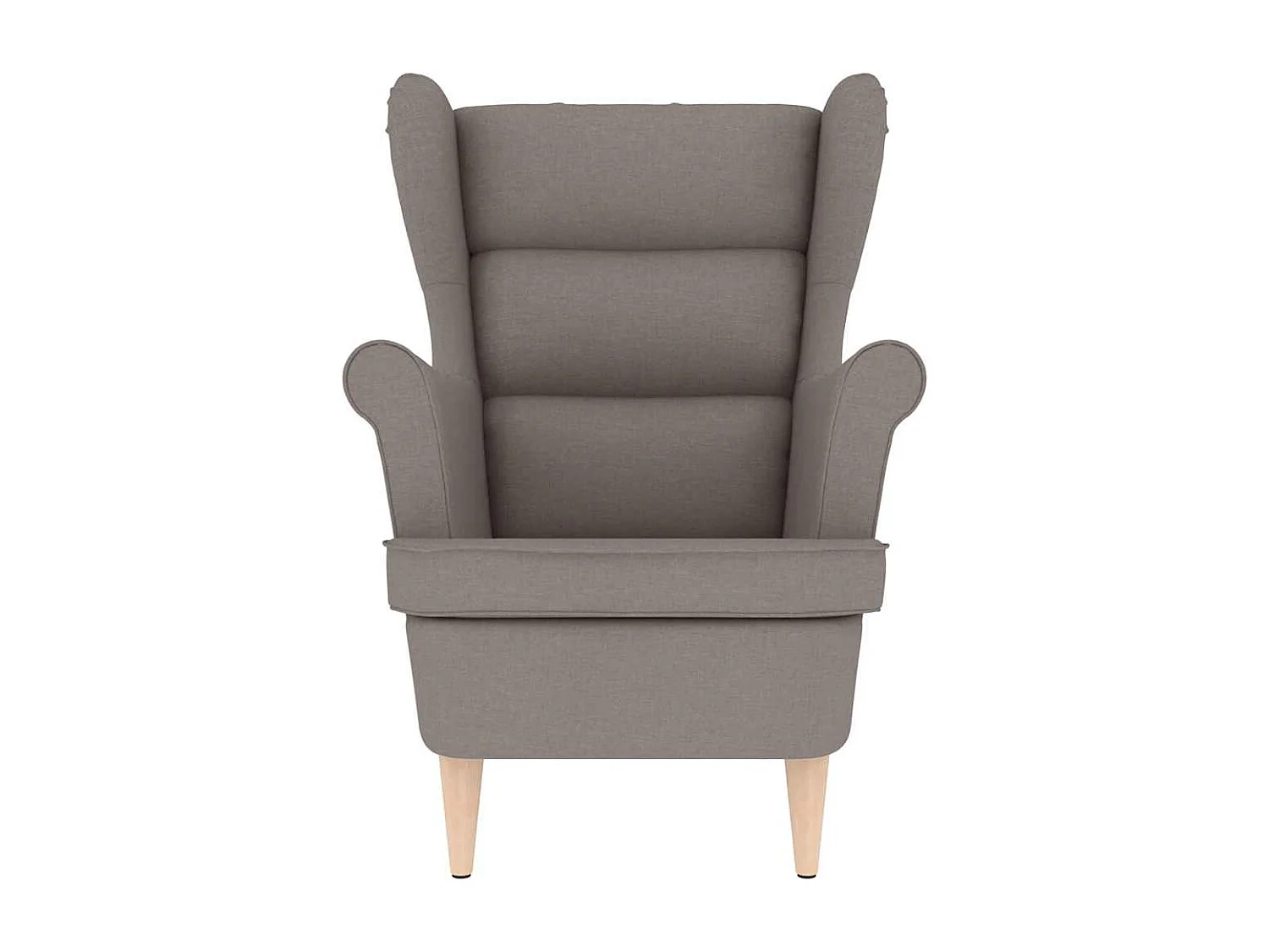 Fauteuil | Relaxstoel 74x84x100 cm stof taupe