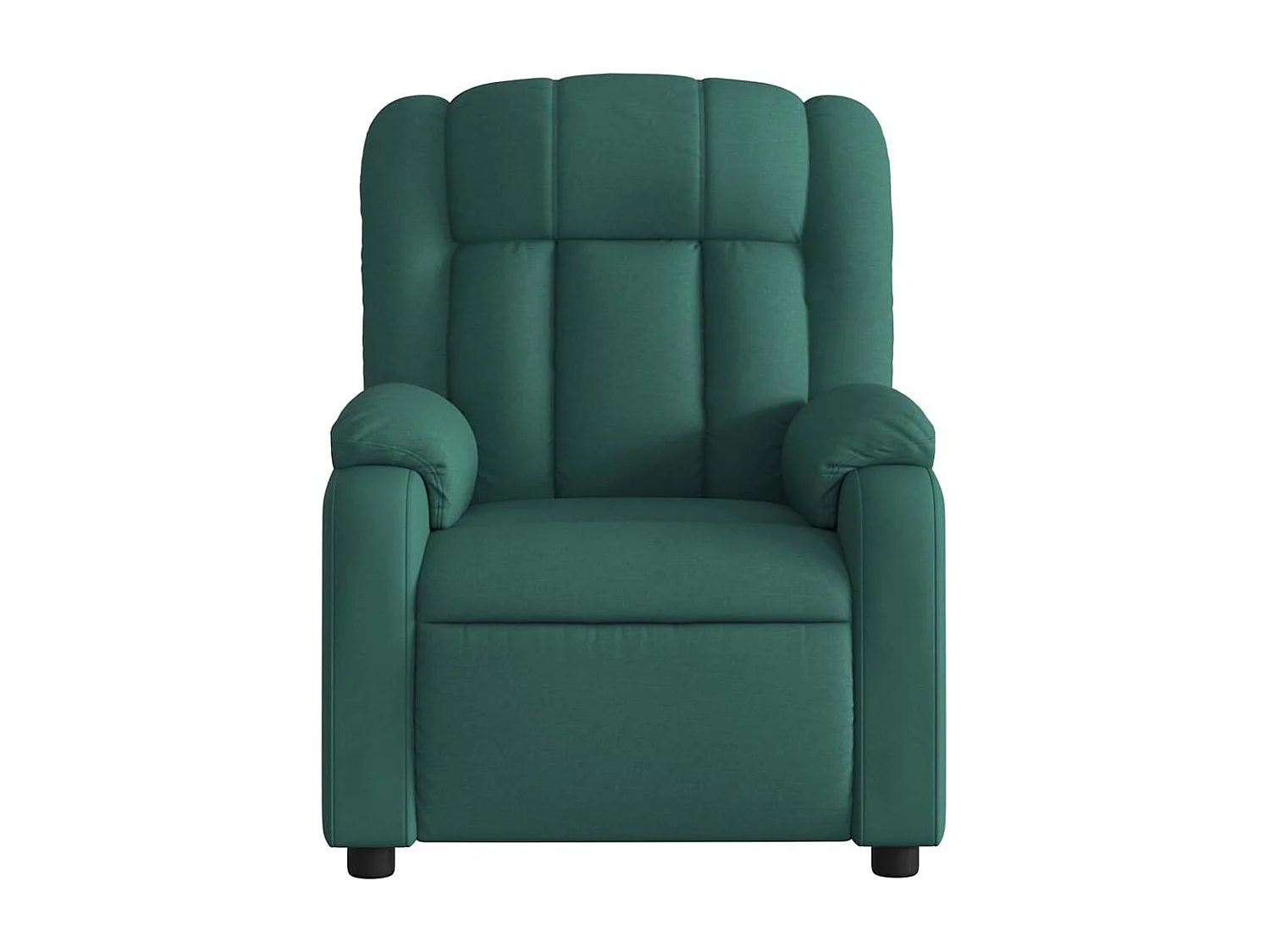 Fauteuil inclinable-Chaise-Fauteuil salon Vert foncé Tissu SHL4098