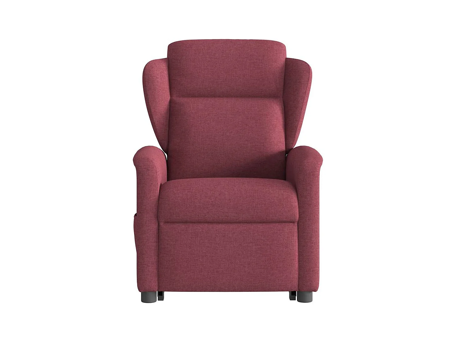 Sillón de relax | Sillón reclinable de masaje elevable tela rojo tinto SHL5657
