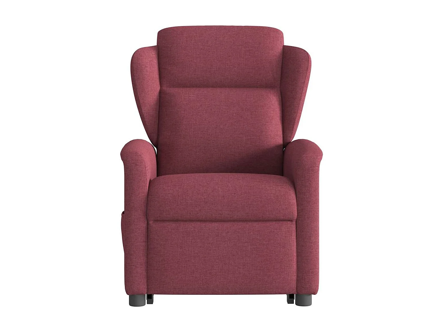Fauteuil inclinable-Chaise de relax-Fauteuil de Massage Rouge bordeaux Tissu SHL1797