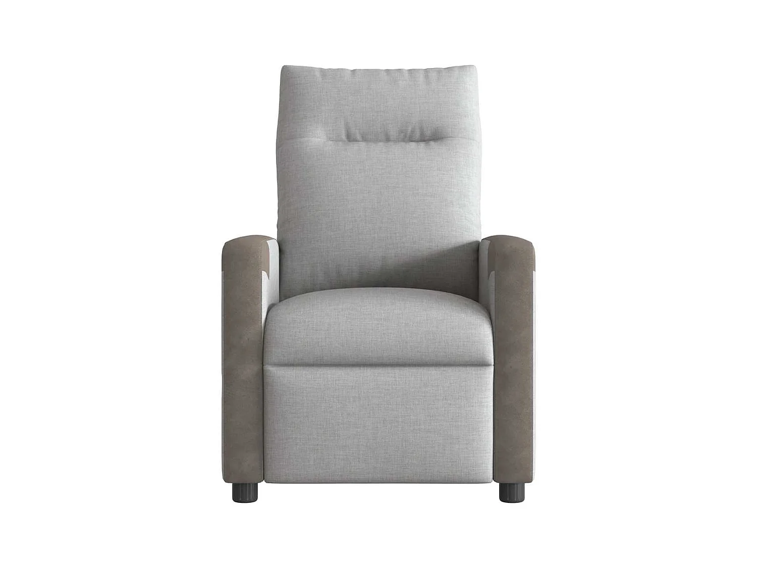 Fauteuil inclinable électrique-Fauteuil de massage de Salon gris nuage tissu SHL914
