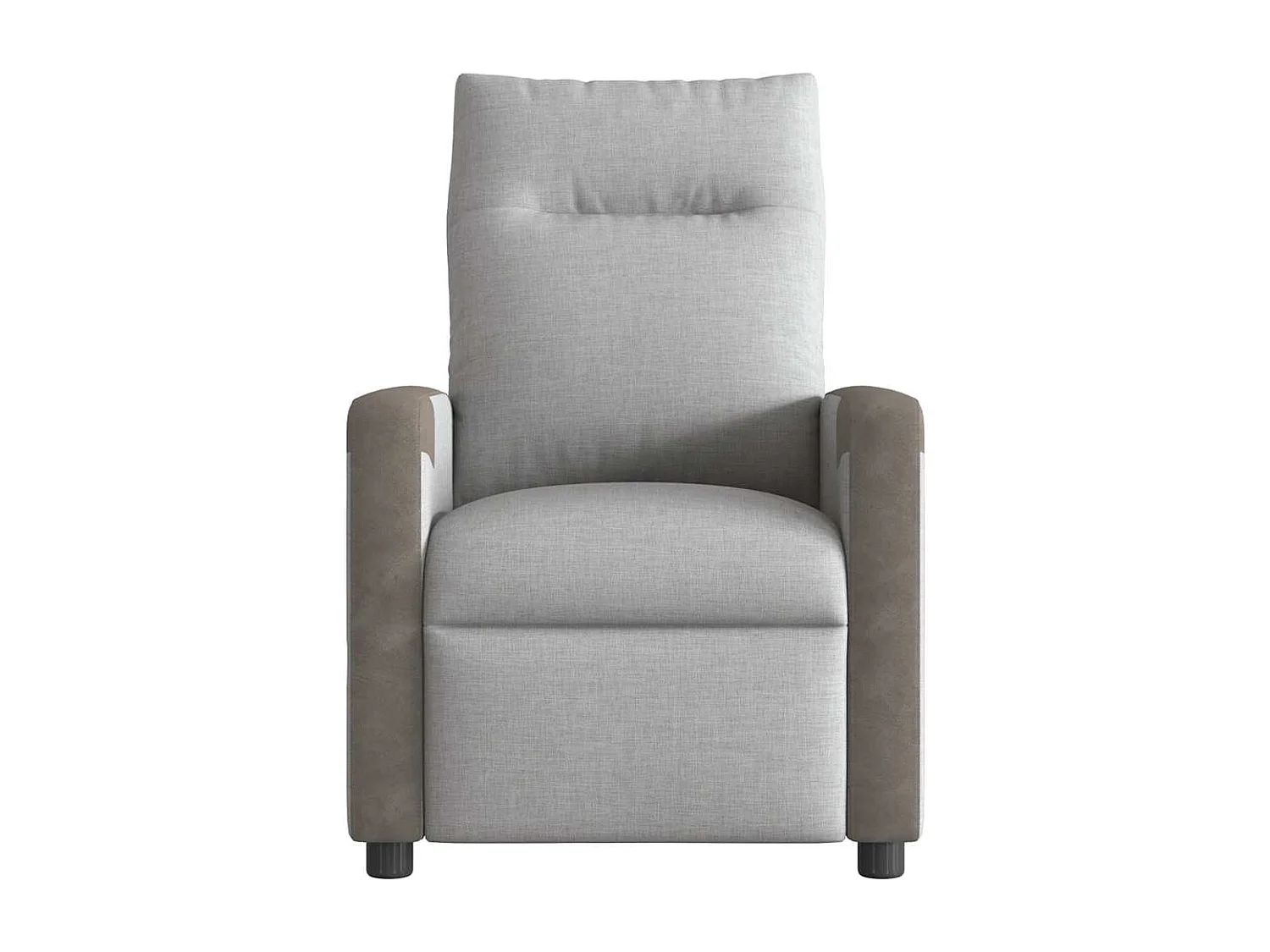 Fauteuil inclinable électrique-Fauteuil de massage de Salon gris nuage tissu SHL914
