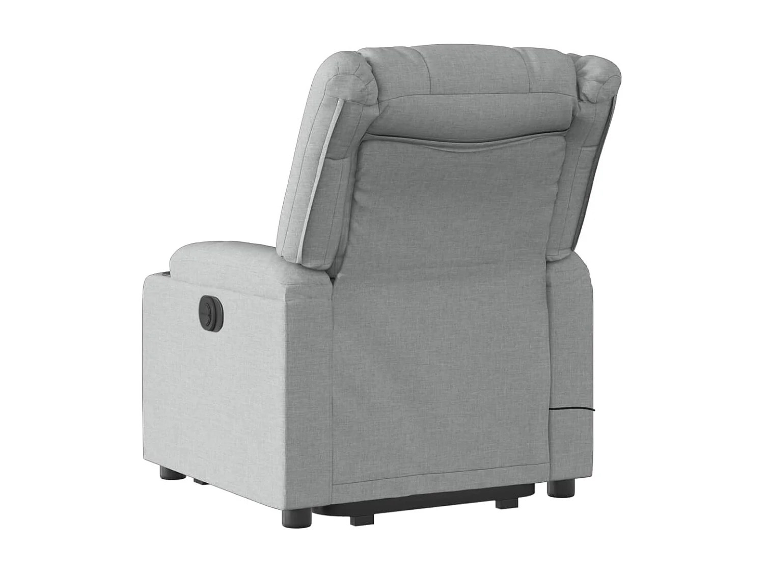 Fauteuil inclinable-Chaise de relax-Fauteuil de Massage Gris clair Tissu SHL4998