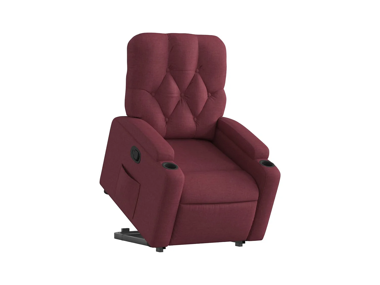 Sillón de relax | Silla | Sillón reclinable elevable tela rojo tinto SHL5828