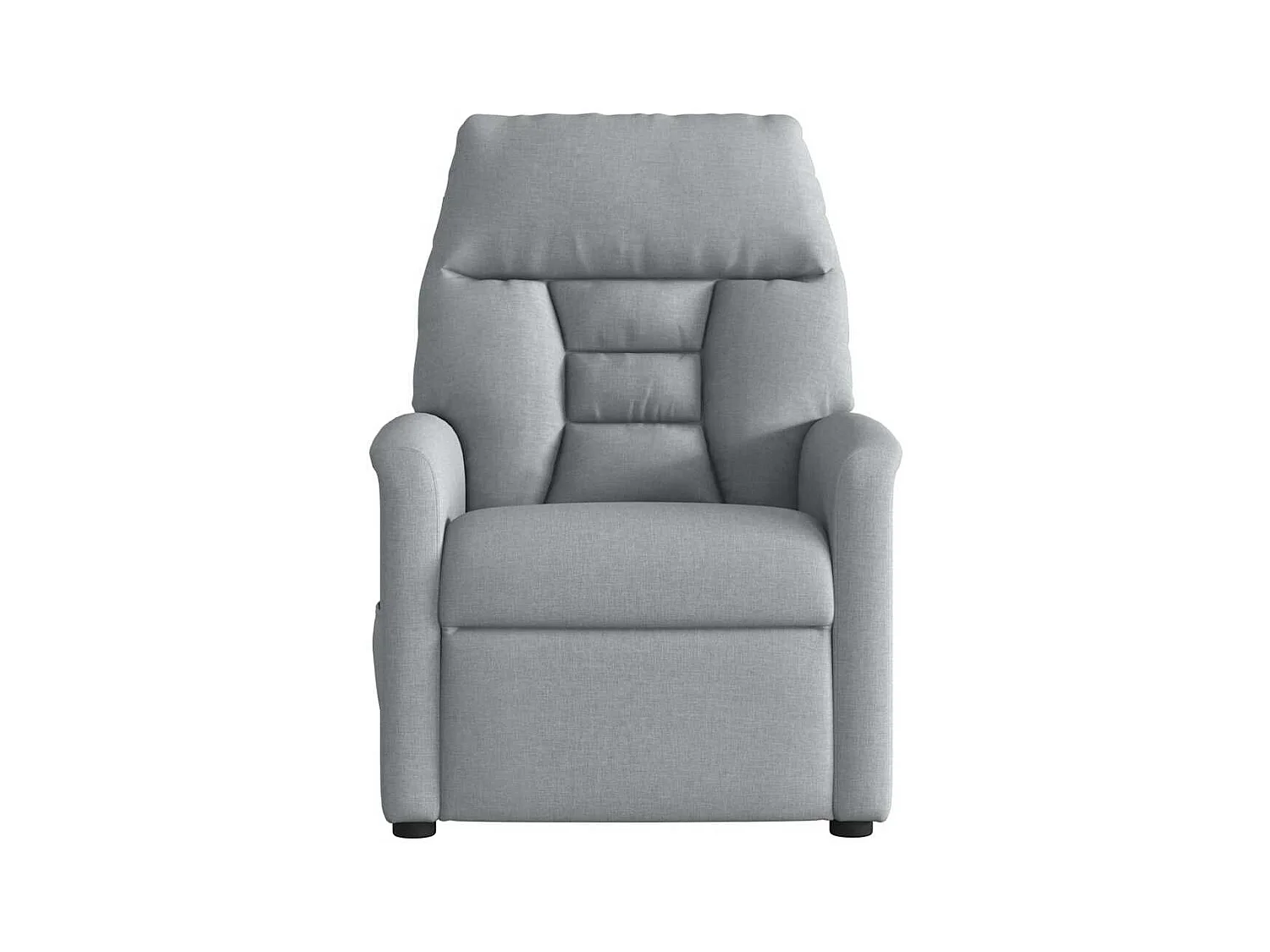 Fauteuil inclinable-Chaise de relax-Fauteuil TV Gris clair Tissu SHL2349