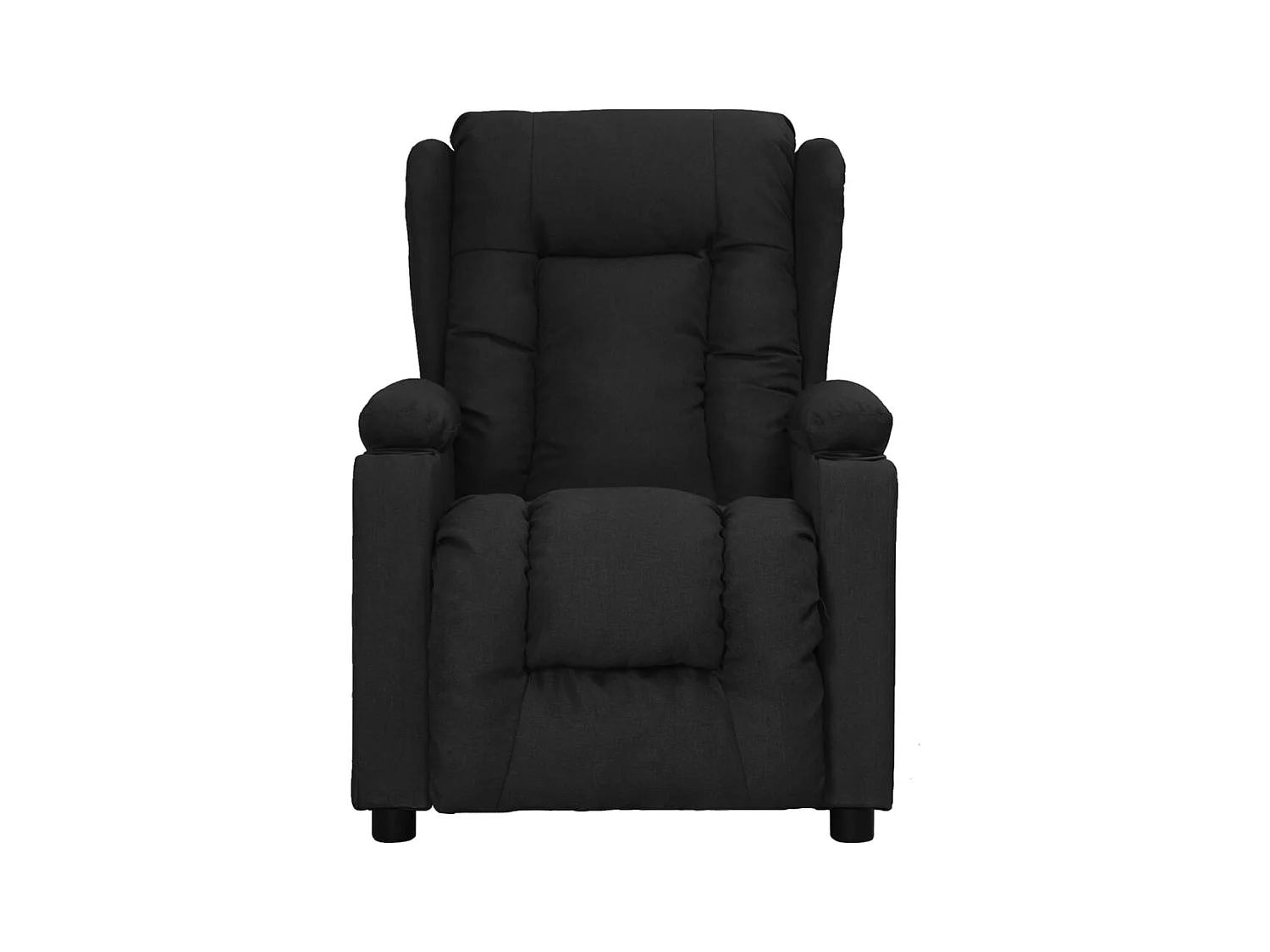 Silla de relax | Sillón elevable tela negro SHL7764
