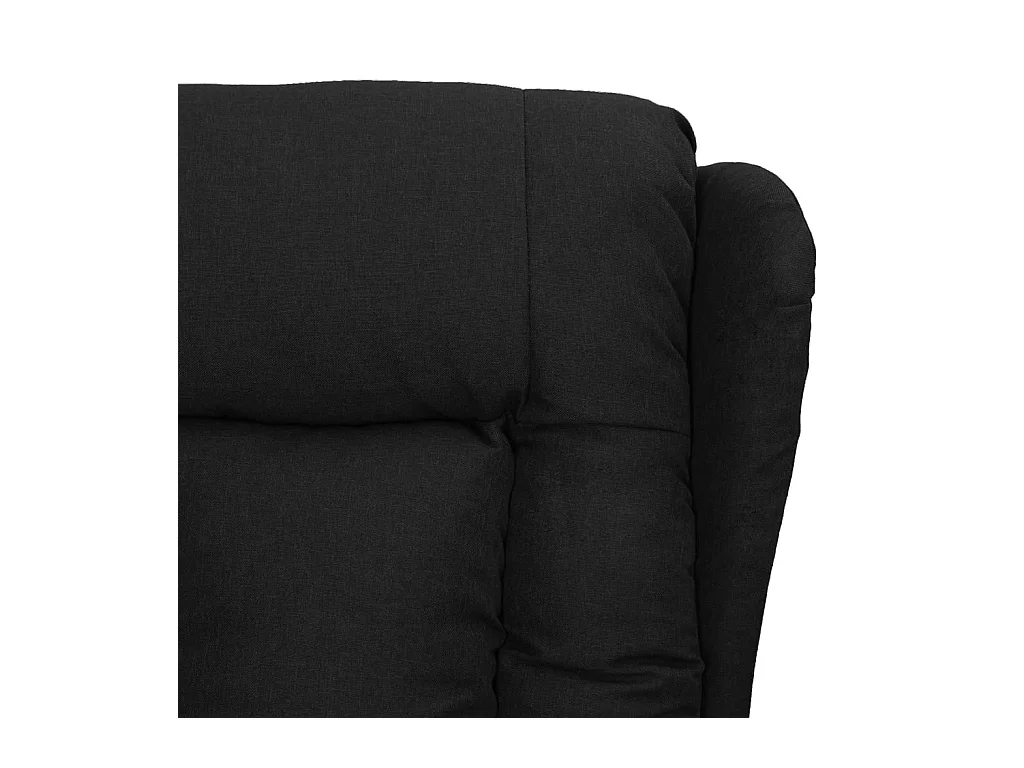 Silla de relax | Sillón elevable tela negro SHL7764
