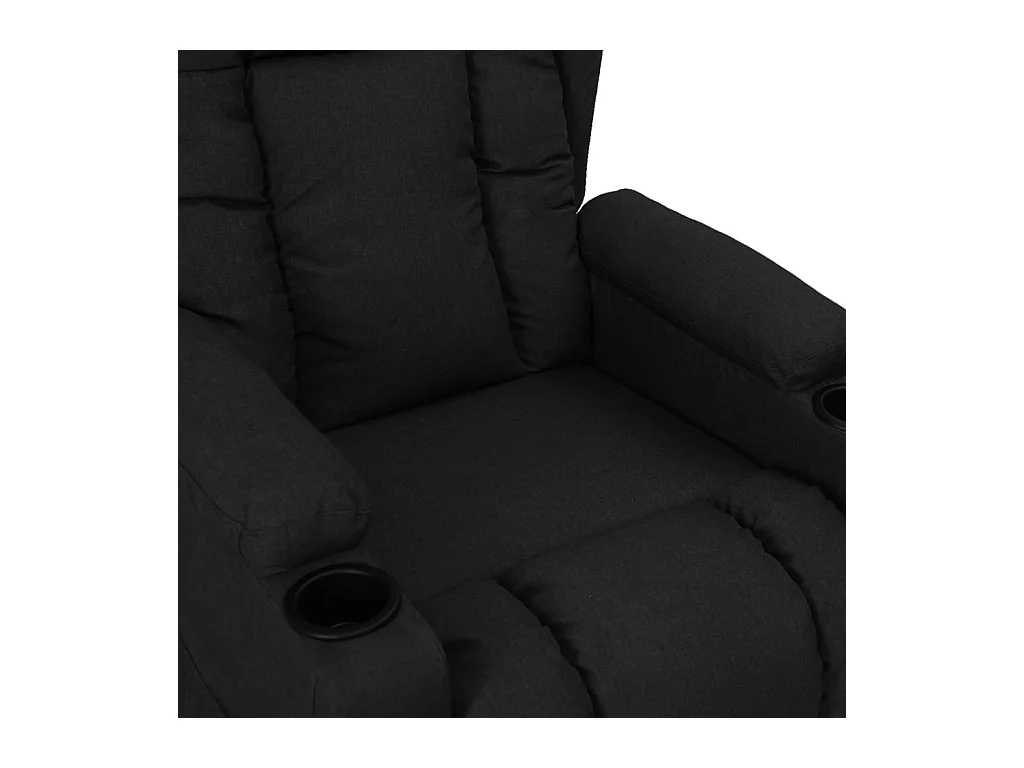 Silla de relax | Sillón elevable tela negro SHL7764