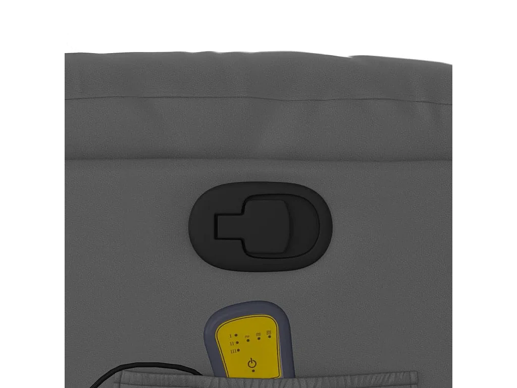 Relaxsessel | Massagesessel Grau Kunstleder SHL44854