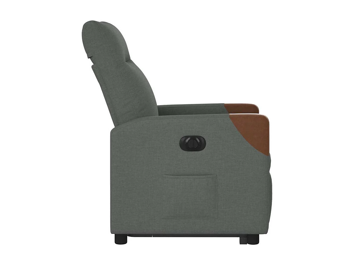 Fauteuil inclinable électrique-Chaise de relax-Fauteuil TV gris foncé tissu SHL1346