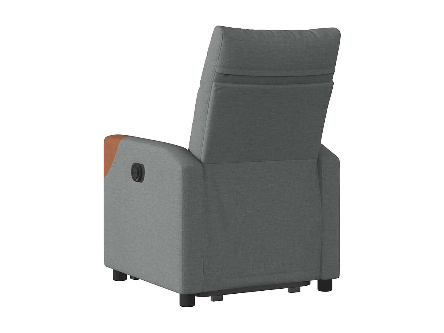 Silla de relax | Sillón eléctrico reclinable elevable de tela gris oscuro SHL6320