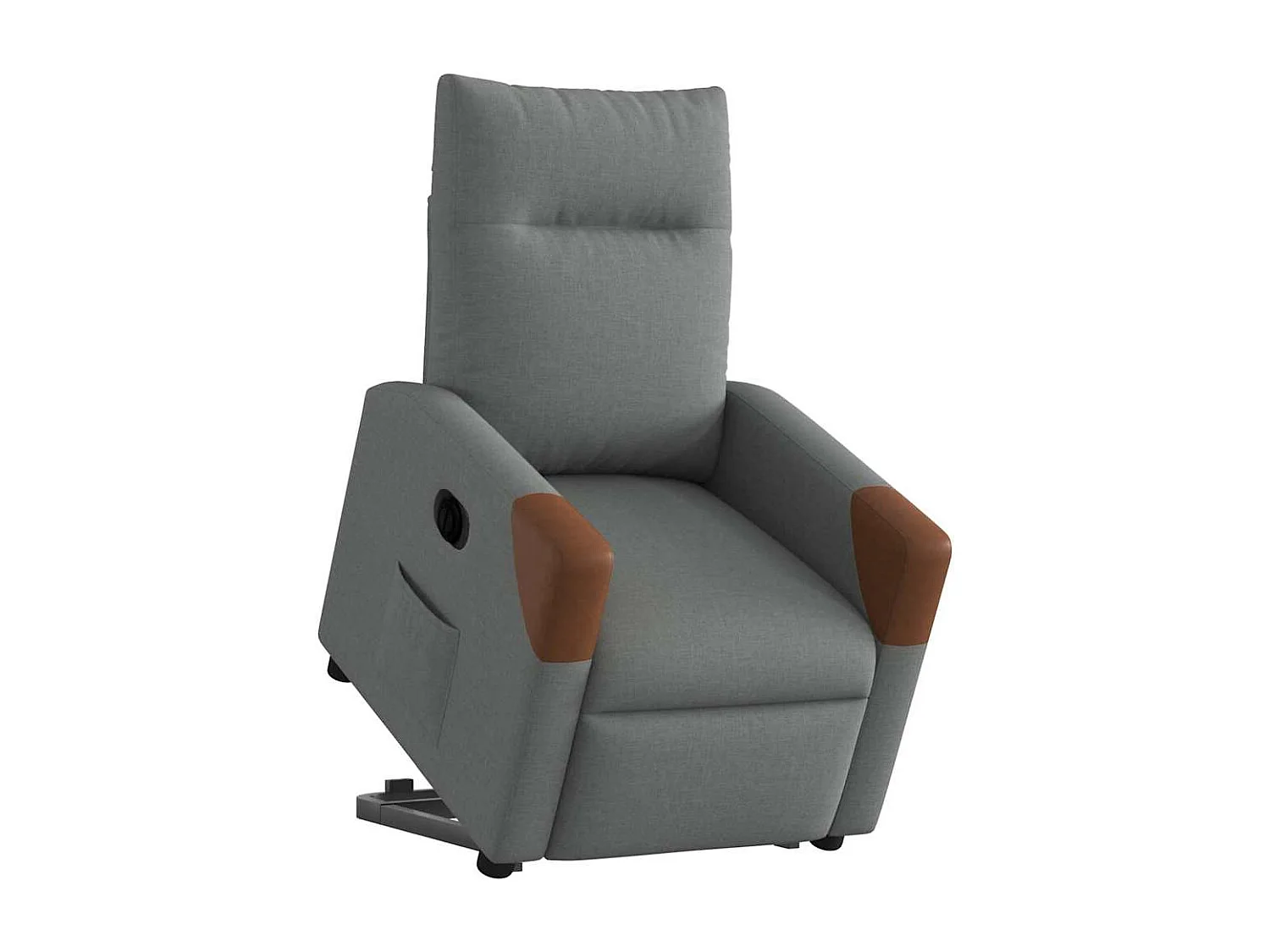 Fauteuil inclinable électrique-Chaise de relax-Fauteuil TV gris foncé tissu SHL1346