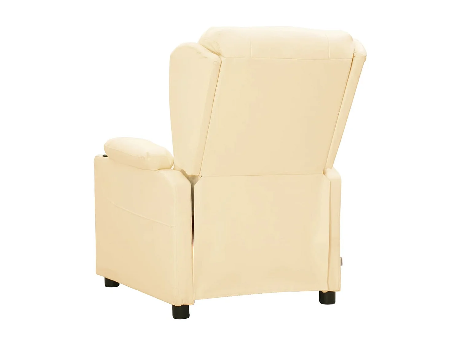 Relaxsessel Elektrisch | Lounge Sessel indoor Creme Kunstleder SHL28660