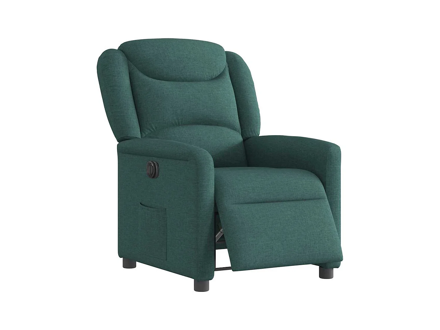 Sillón de relax | Silla | Sillón reclinable eléctrico tela verde oscuro SHL9601