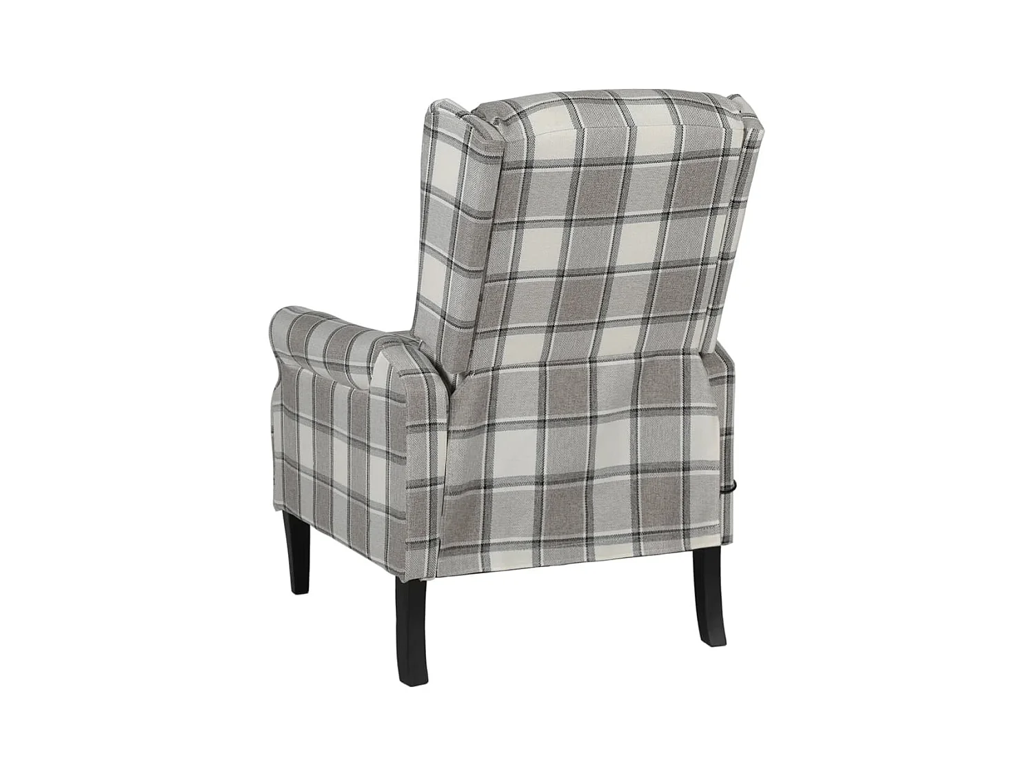 Sillón de salón | Silla reclinable de tela gris SHL9458