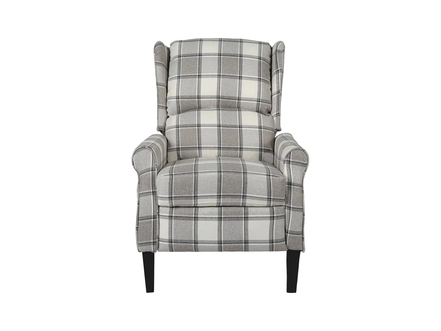 Fauteuil salon-Chaise d'appoint-Fauteuil inclinable Gris Tissu SHL1921