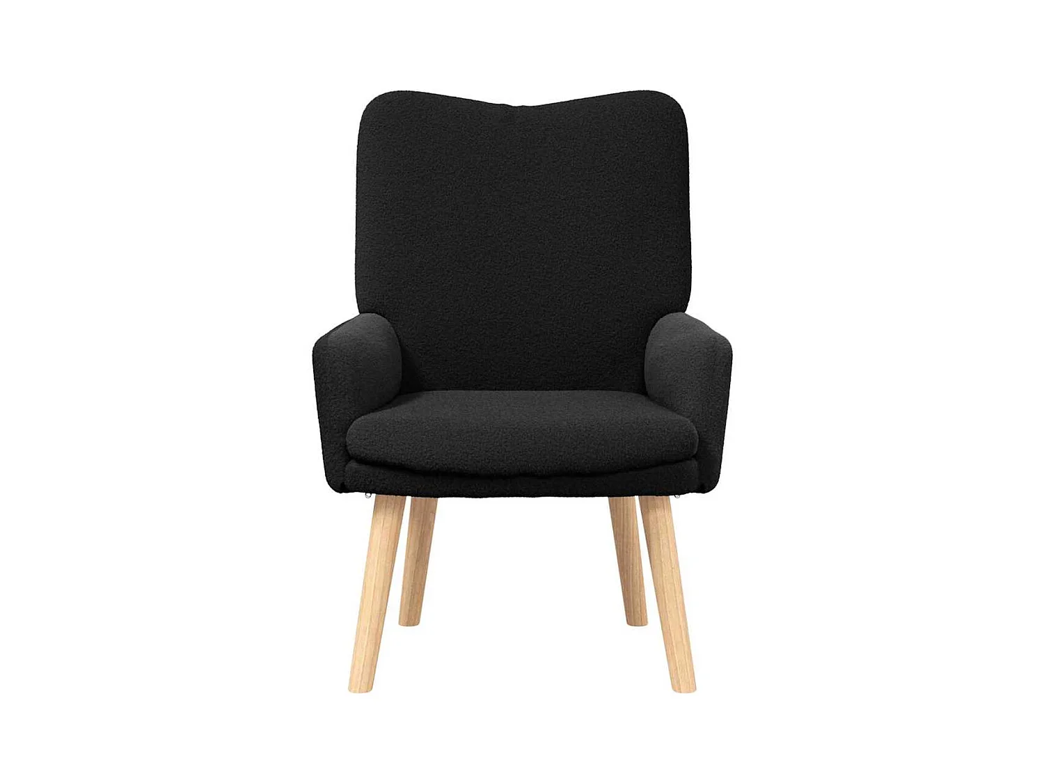 Sillón de relax | Silla Relax | Sillón de salón Negro 63x67x94 cm tela SHL8100