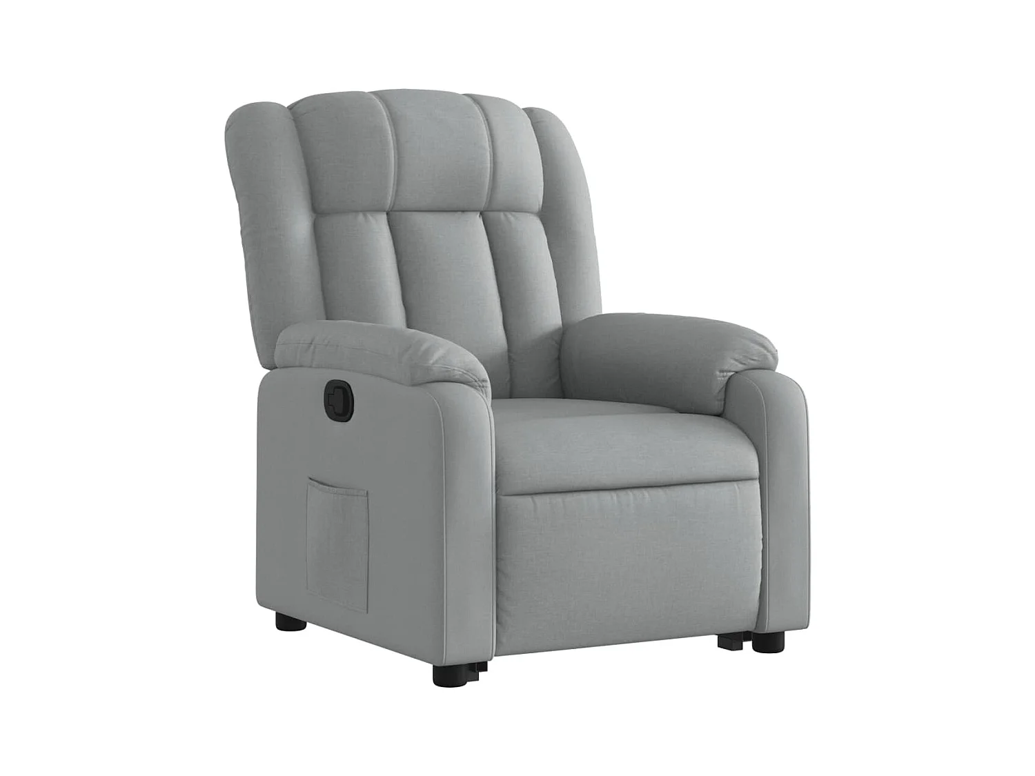 Sillón de relax | Silla | Sillón reclinable elevable de tela gris claro SHL3213