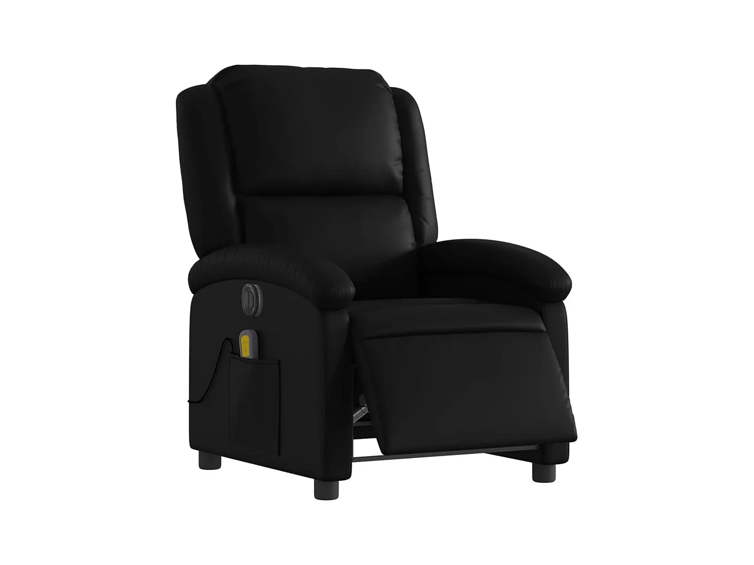 Fauteuil inclinable électrique-Fauteuil de massage pour Salon noir similicuir SHL1301