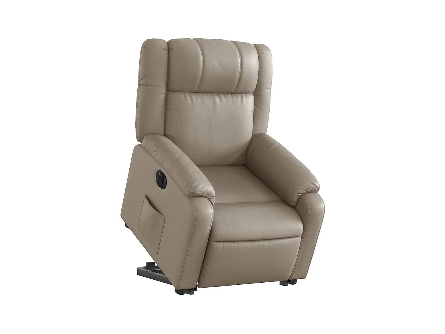 Fauteuil inclinable électrique-Chaise de relax-Fauteuil salon cappuccino similicuir SHL3135