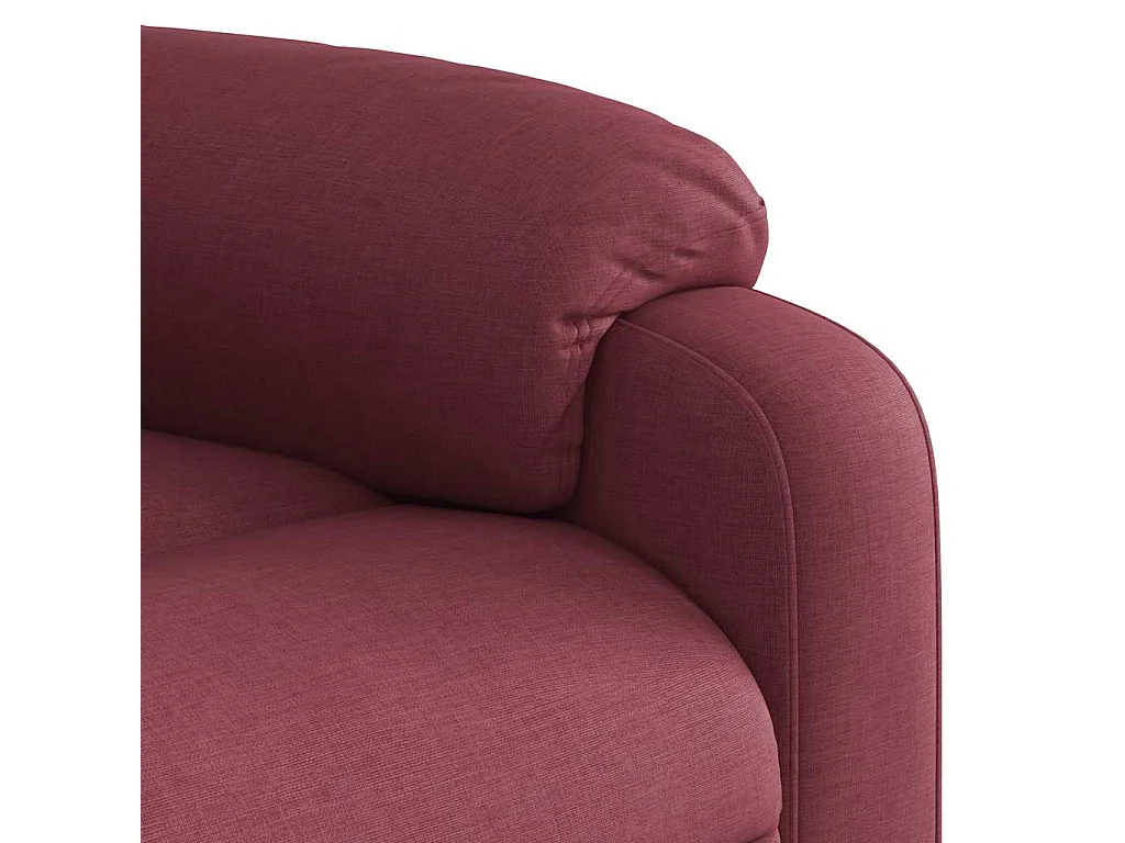 Sillón de salón | Silla | Sillón de masaje reclinable de tela color vino tinto SHL5923