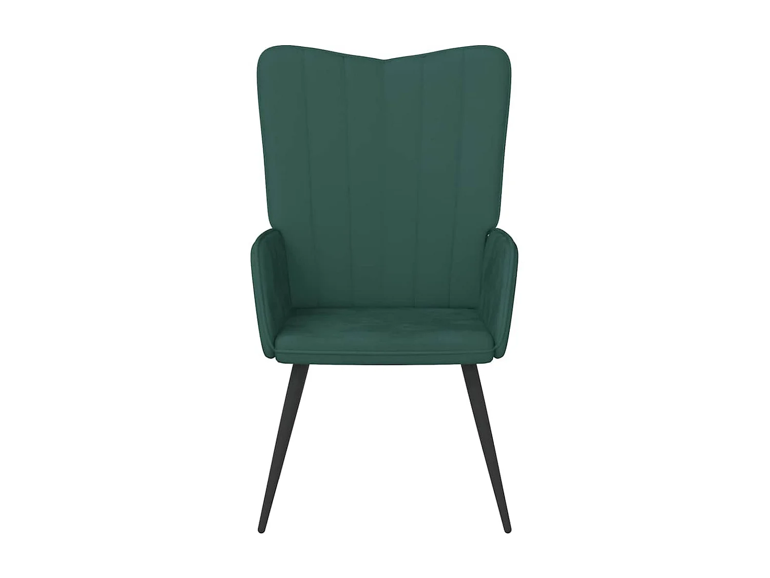 Sillón de relax | Silla de relax de terciopelo verde oscuro SHL8111