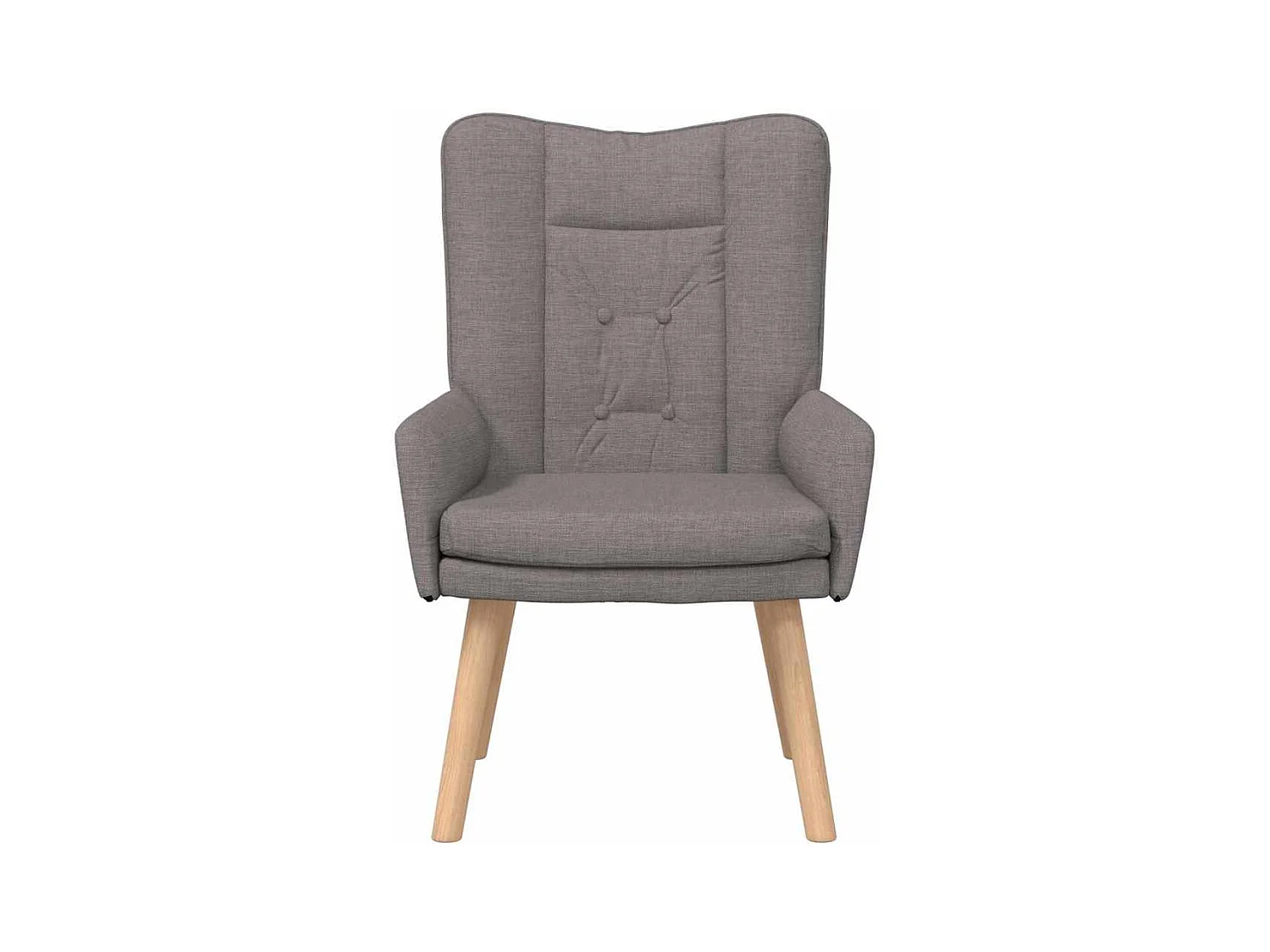 Fauteuil Salon-Chaise de relax Taupe 63x67x94 cm tissu SHL1092