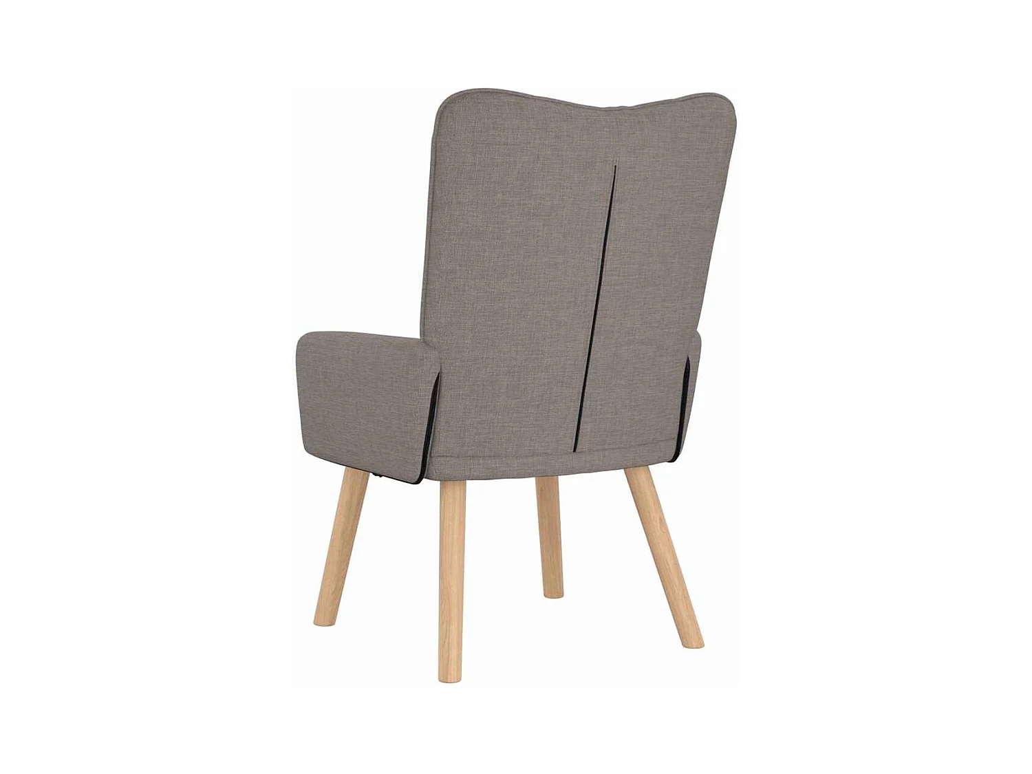 Fauteuil Salon-Chaise de relax Taupe 63x67x94 cm tissu SHL1092